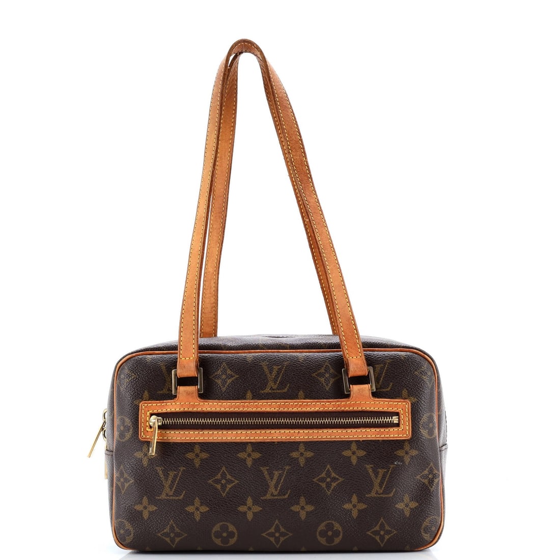 Louis Vuitton Cite MM Monogram Canvas Handbag: Louis Vuitton Cite MM Monogram Canvas Handbag A timeless piece from Louis Vuitton, the Cite MM Monogram Canvas Handbag boasts classic style with its iconic monogram pattern and rich brown color. With