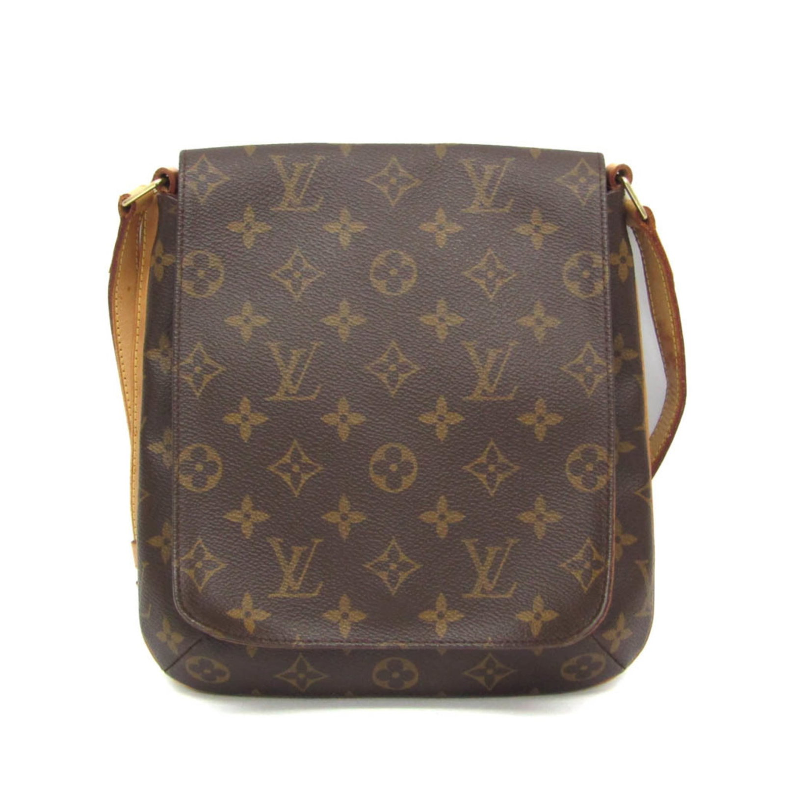 Louis Vuitton Monogram Shoulder Bag: Louis Vuitton Monogram Shoulder Bag Experience the iconic style of Louis Vuitton with this timeless Monogram Shoulder Bag, boasting the signature LV monogram pattern and sleek flap closure. With its s