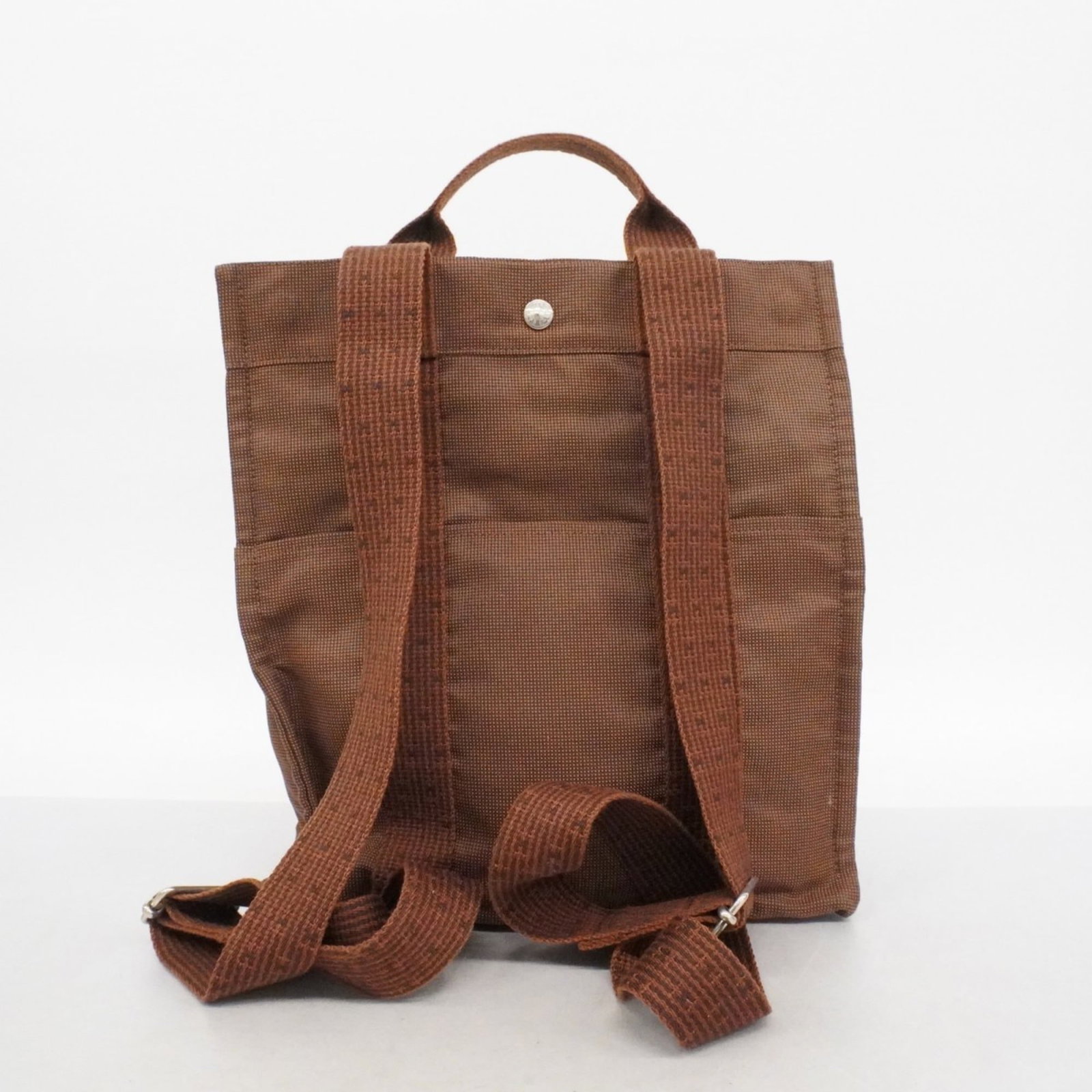 Hermes Canvas Backpack - 9