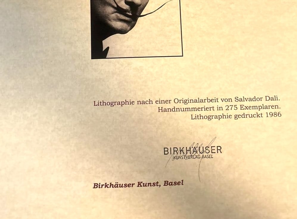 Lithograph Op Numbered - Salvador Dal - 10