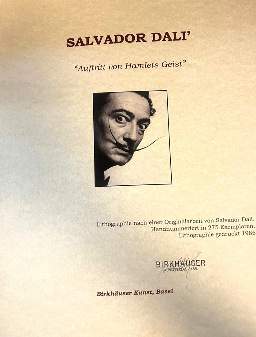 Lithograph Op Numbered - Salvador Dal - 8