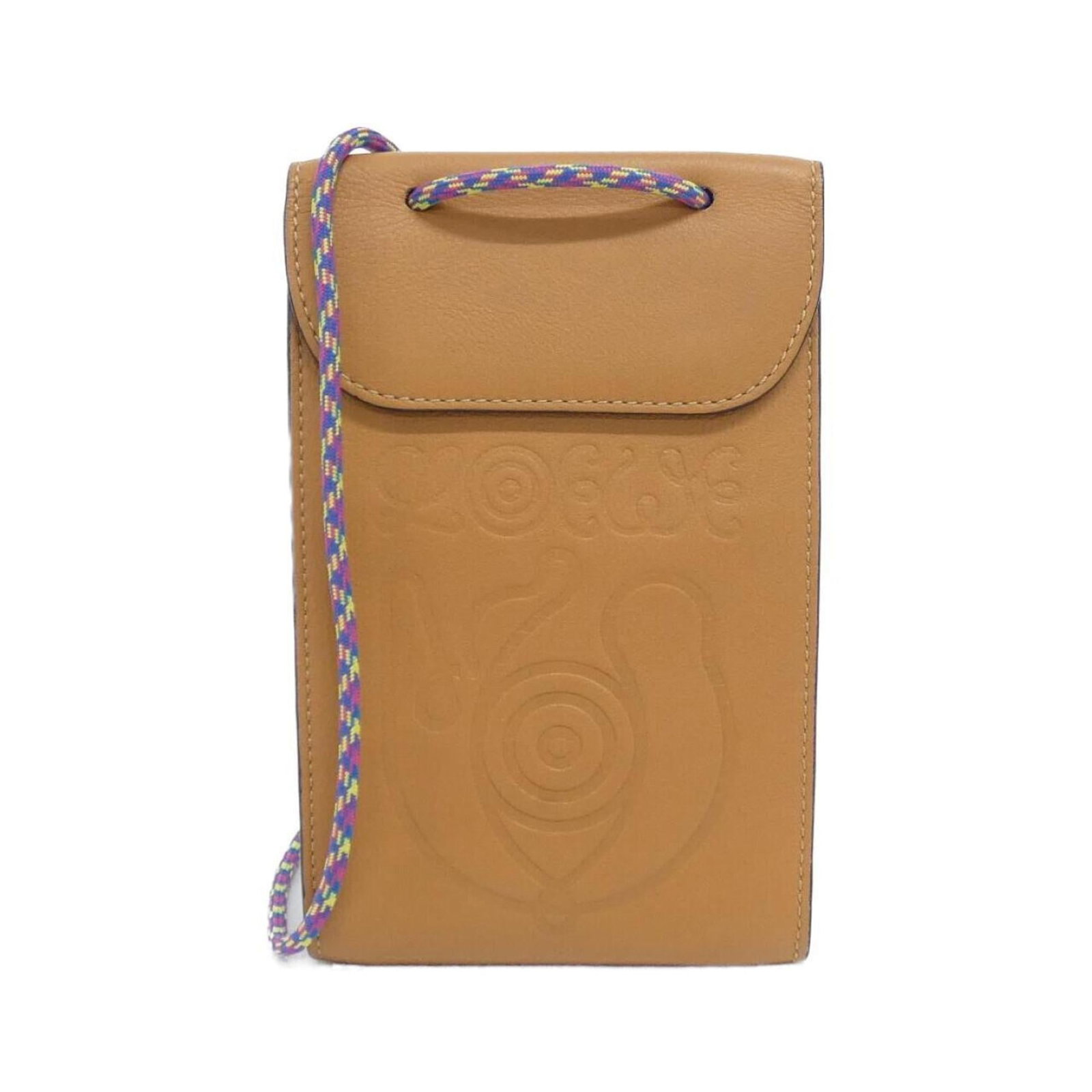 Loewe Leather Shoulder Bag: Loewe Leather Shoulder Bag A timeless piece from the renowned Spanish fashion house, this Loewe leather shoulder bag boasts rich, supple calfskin and a classic design that exudes sophistication. With