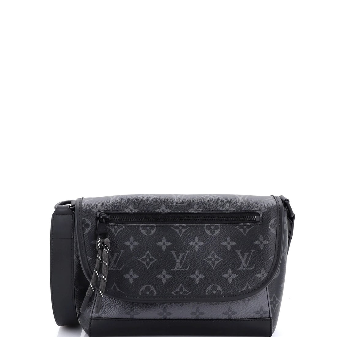 Canvas Louis Vuitton Pulse Messenger Monogram Eclipse: Canvas Louis Vuitton Pulse Messenger Monogram Eclipse The iconic Louis Vuitton Pulse Messenger Monogram Eclipse is a stylish and functional accessory that exudes luxury. With its sleek black canvas ex