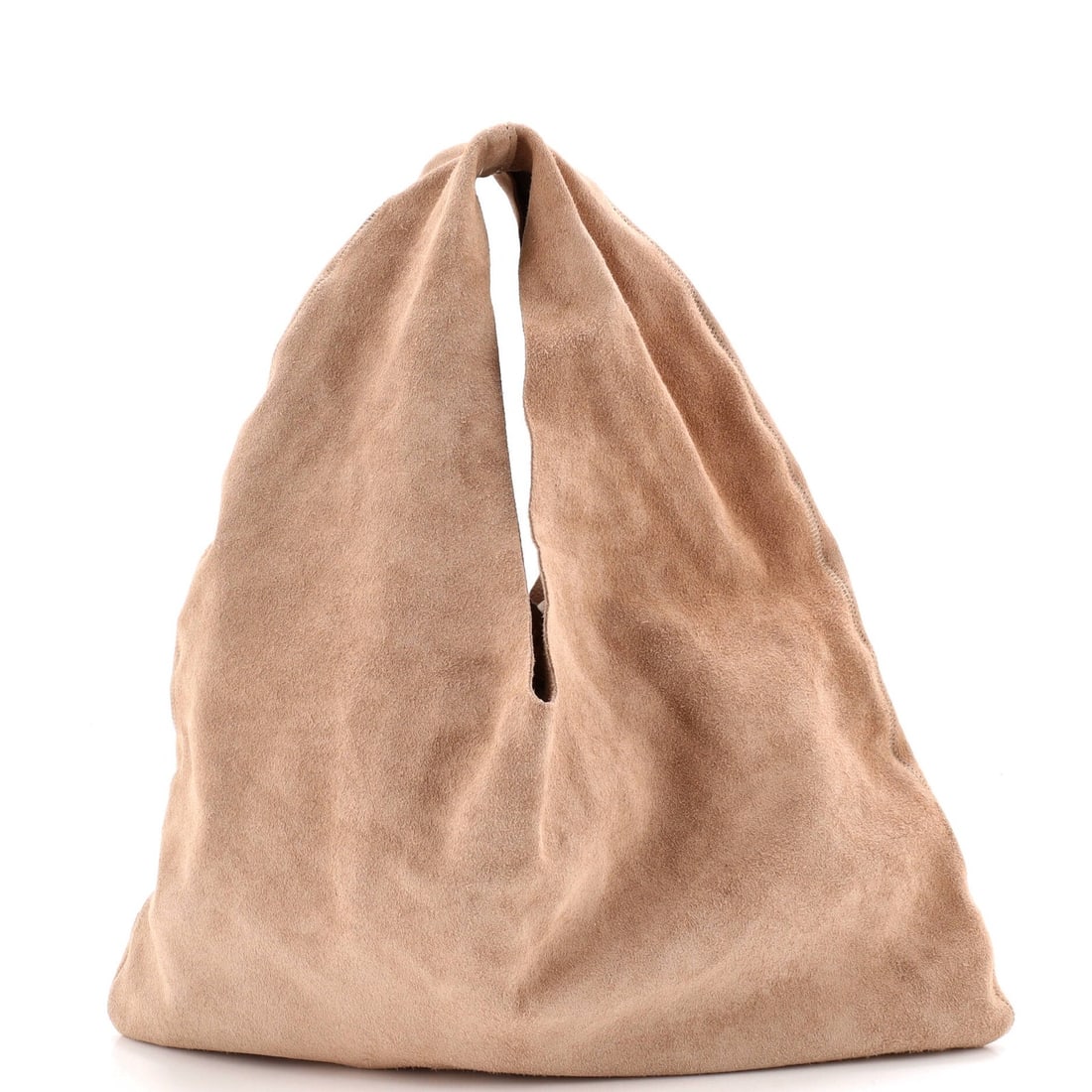 Small The Row Bindle Hobo Suede: Small The Row Bindle Hobo Suede The Row Bindle Hobo Suede is a timeless, neutral-toned hobo bag that exudes understated elegance. Crafted from rich suede, this small but substantial bag boasts clean l
