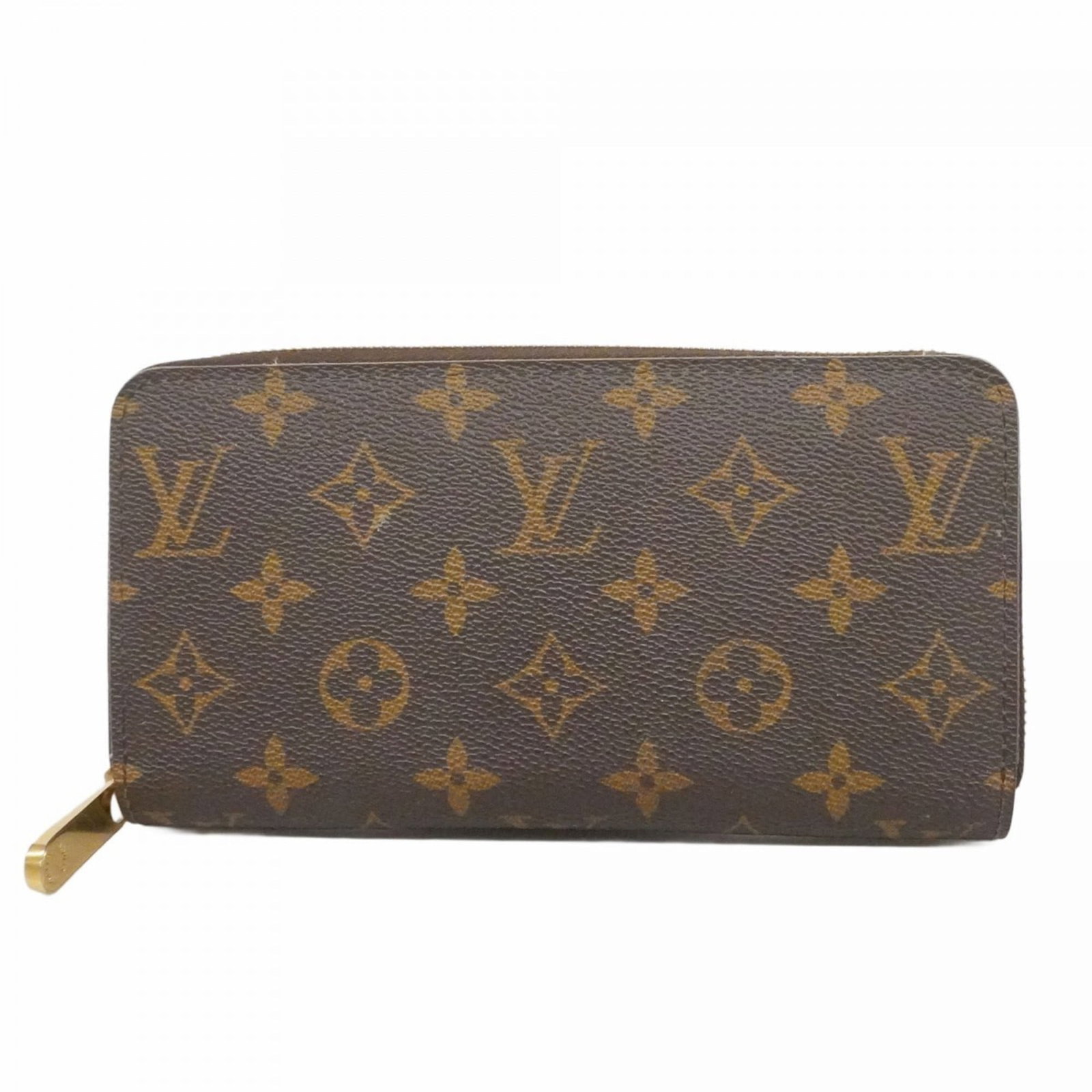 Louis Vuitton Bi-Fold Long Wallet: Louis Vuitton Bi-Fold Long Wallet A pre-owned Louis Vuitton Bi-Fold Long Wallet in rich brown leather, boasting the iconic LV monogram pattern and sleek bi-fold design that exudes timeless elegance. W