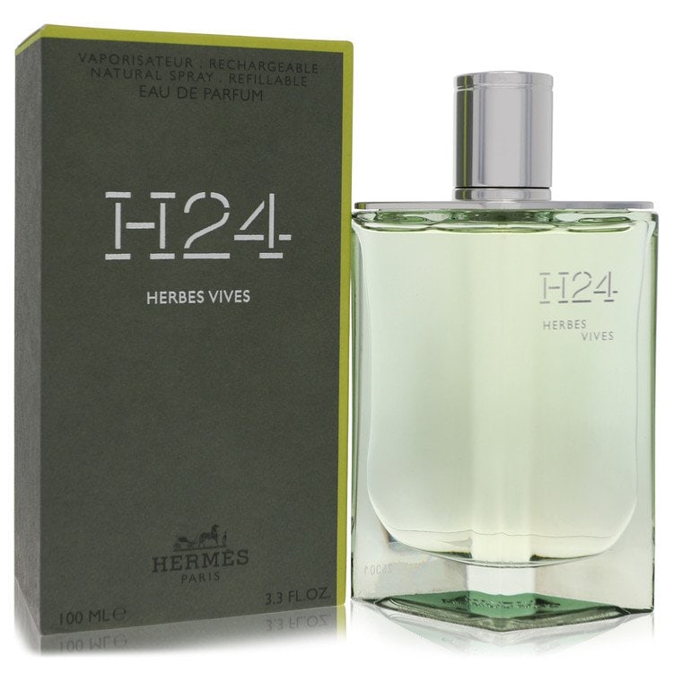 Hermes H24 Herbes Vives Cologne Eau de Parfum Refillable Spray: Hermes H24 Herbes Vives Cologne Eau de Parfum Refillable Spray Experience the timeless elegance of Hermes H24 Herbes Vives Cologne Eau de Parfum, a refined fragrance for men that combines fresh citrus