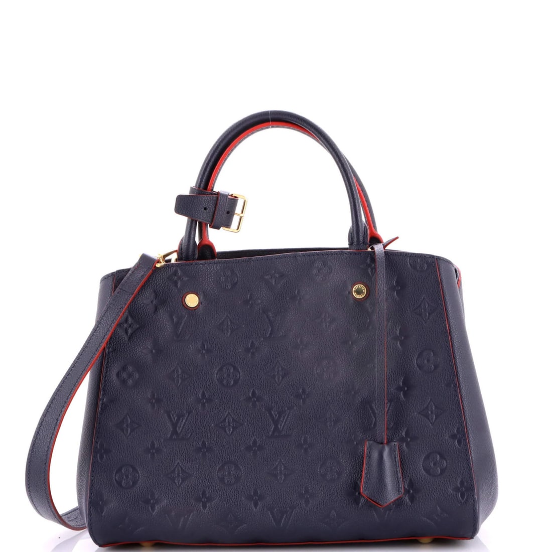 Louis Vuitton Montaigne MM Monogram Empreinte Leather Handbag: Louis Vuitton Montaigne MM Monogram Empreinte Leather Handbag The iconic Louis Vuitton Montaigne MM Monogram Empreinte Leather Handbag is a timeless treasure for any fashion enthusiast. With its signa
