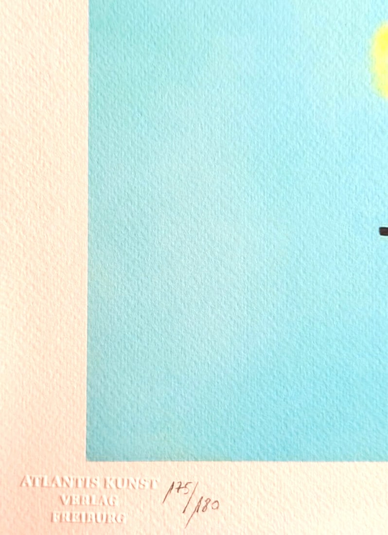 Numbered Victor Pasmore Lithograph - 6