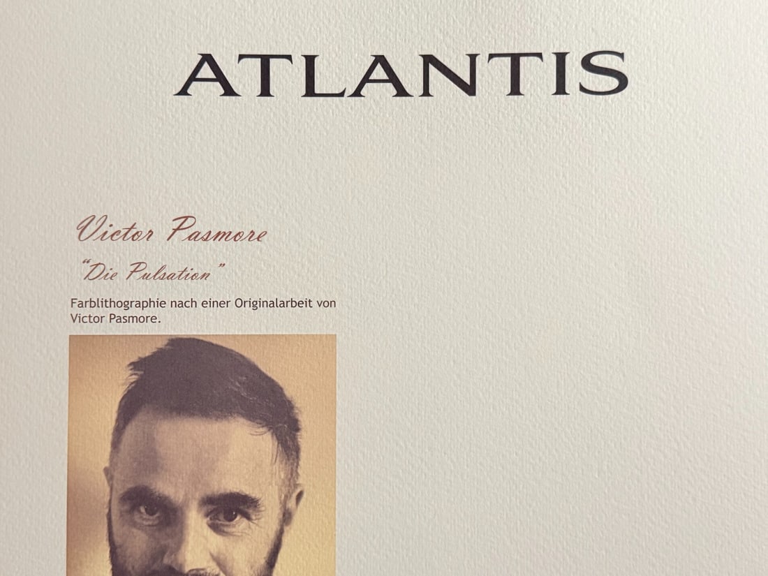 Numbered Victor Pasmore Lithograph - 9