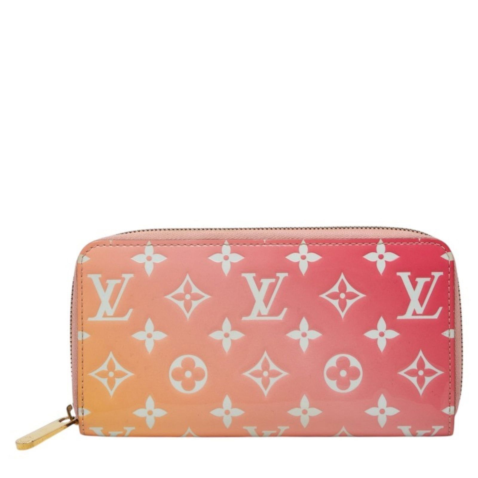 Louis Vuitton Bi-Fold Patent Leather Wallet: Louis Vuitton Bi-Fold Patent Leather Wallet A luxurious touch for your daily essentials, this Louis Vuitton bi-fold wallet boasts iconic monogram detailing and patent leather construction, exuding