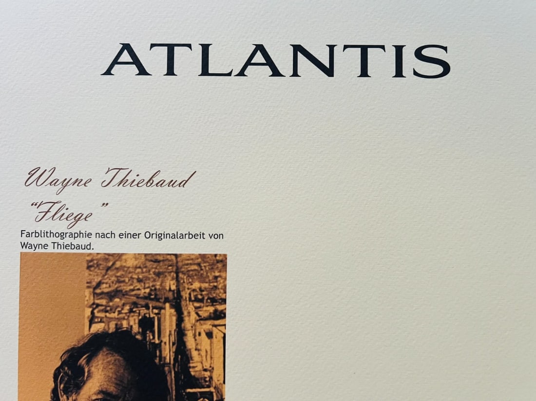 Lithograph Wayne Thiebaud - 10