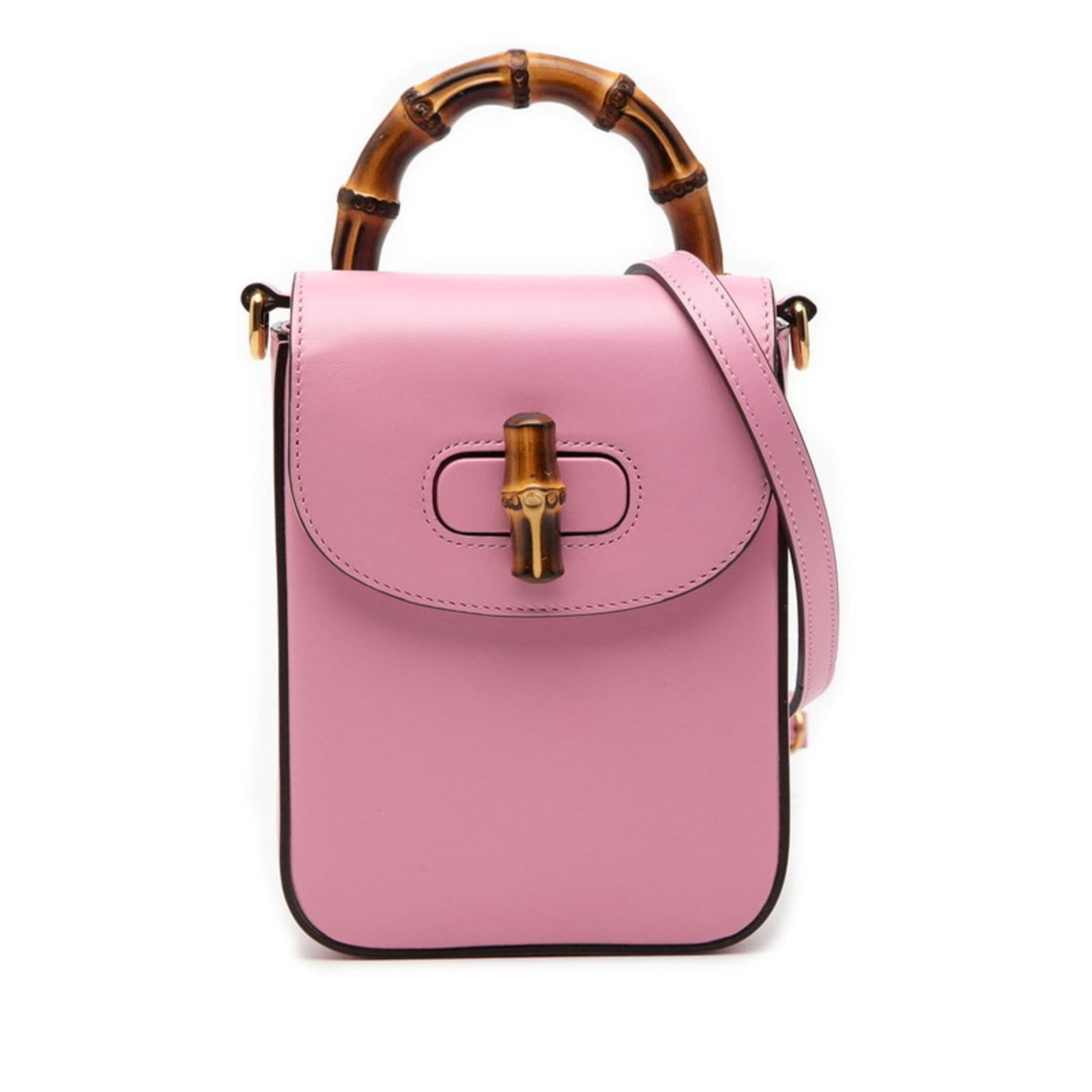 Gucci Leather Shoulder Bag: Gucci Leather Shoulder Bag A chic and timeless piece, this Gucci leather shoulder bag boasts a vibrant pink hue that adds a pop of color to any outfit. With its classic design and premium leather cons