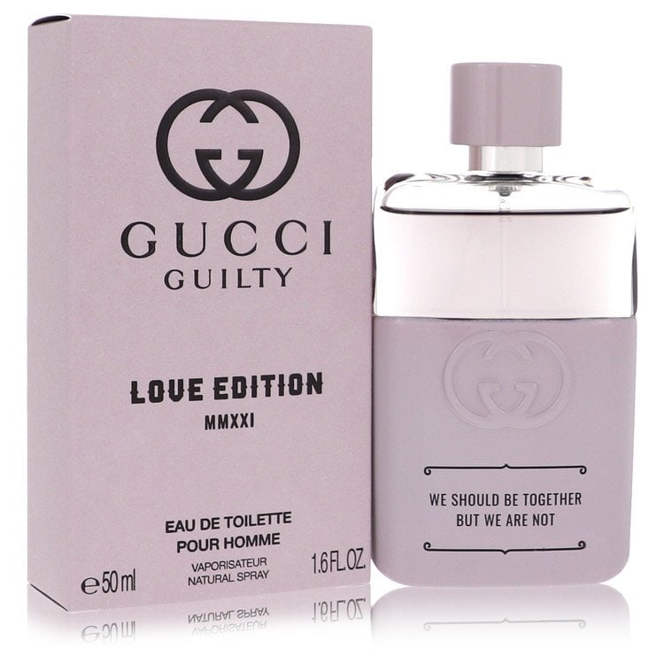Gucci Guilty Love Edition Eau de Toilette Spray (Mmxxi): Gucci Guilty Love Edition Eau de Toilette Spray (Mmxxi) Experience the seductive charm of Gucci's Guilty Love Edition Eau de Toilette Spray, a sophisticated cologne for men that exudes confidence and