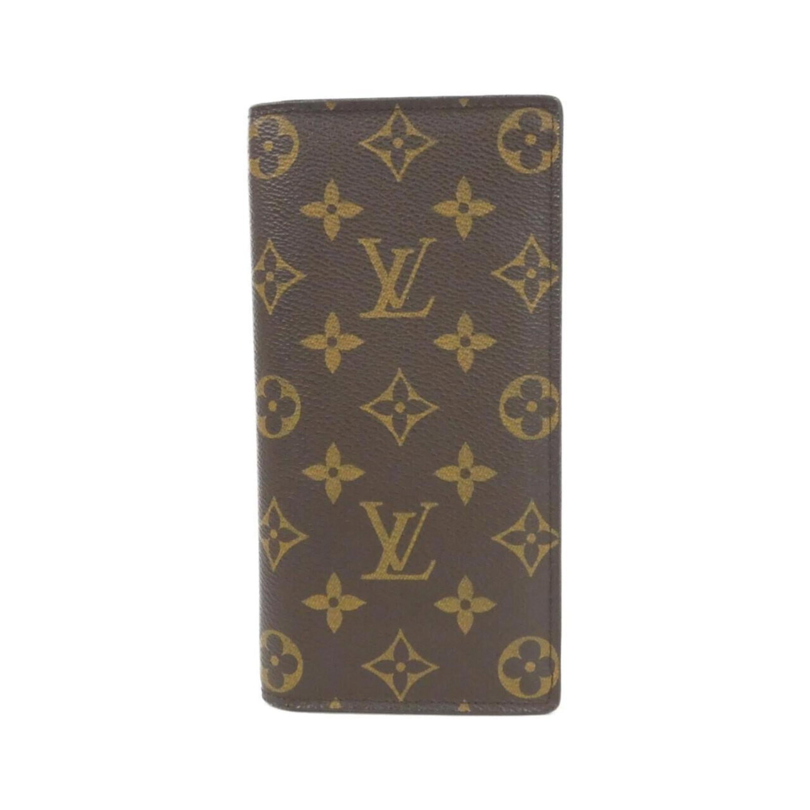 Louis Vuitton Bi-Fold Coated Canvas Long Wallet: Louis Vuitton Bi-Fold Coated Canvas Long Wallet A timeless piece from the iconic Louis Vuitton, this bi-fold coated canvas long wallet boasts classic style with a modern twist. With its durable coated