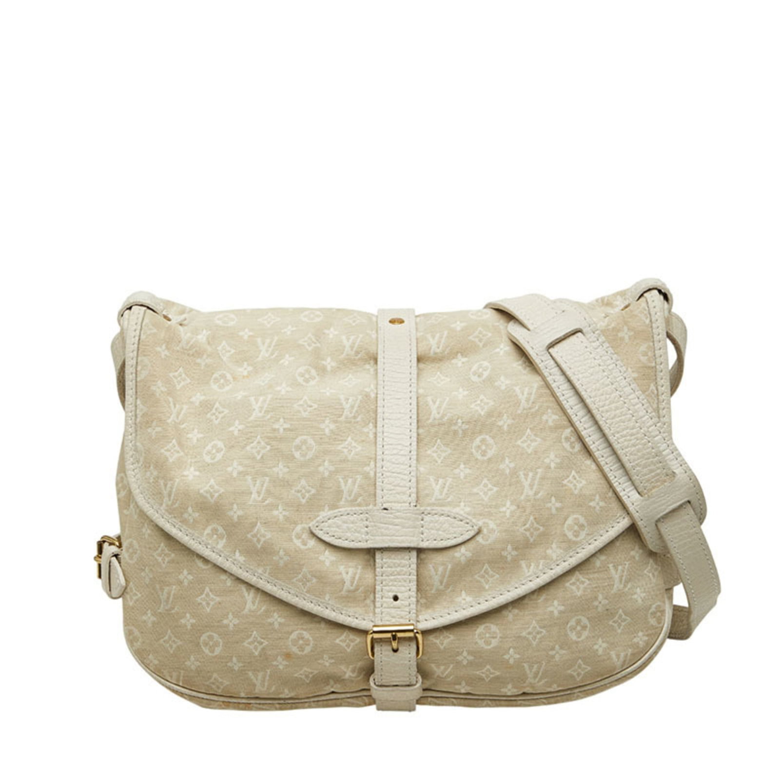 Louis Vuitton Canvas and Leather Shoulder Bag: Louis Vuitton Canvas and Leather Shoulder Bag A stylish and versatile Louis Vuitton shoulder bag, crafted from high-quality canvas and leather in a timeless Dune color, adds a touch of sophistication