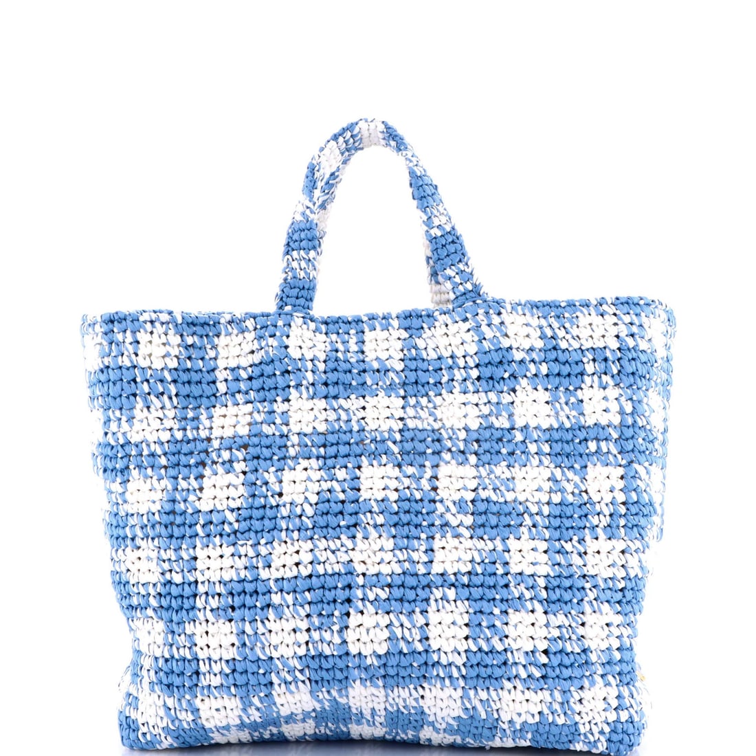 Large Prada Logo Tote Raffia - 3