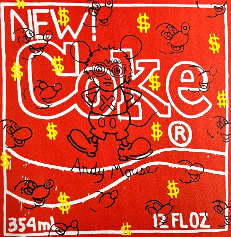 Painting Keith Haring Lithograph From An Numbered: Painting Keith Haring Lithograph From An Numbered A rare and iconic Keith Haring lithograph, created in 1989 by the renowned artist, is up for auction. This limited edition print, numbered among 180 s