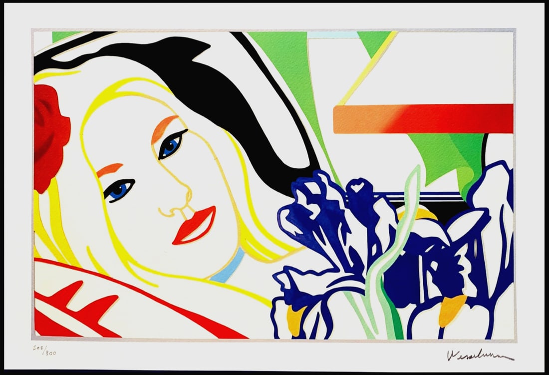 Numbered Tom Wesselmann Lithograph Handmade Op: Numbered Tom Wesselmann Lithograph Handmade Op A rare opportunity to own a piece of modern art, this numbered Tom Wesselmann lithograph is a standout from the artist's 2005 retrospective at Gagosian G