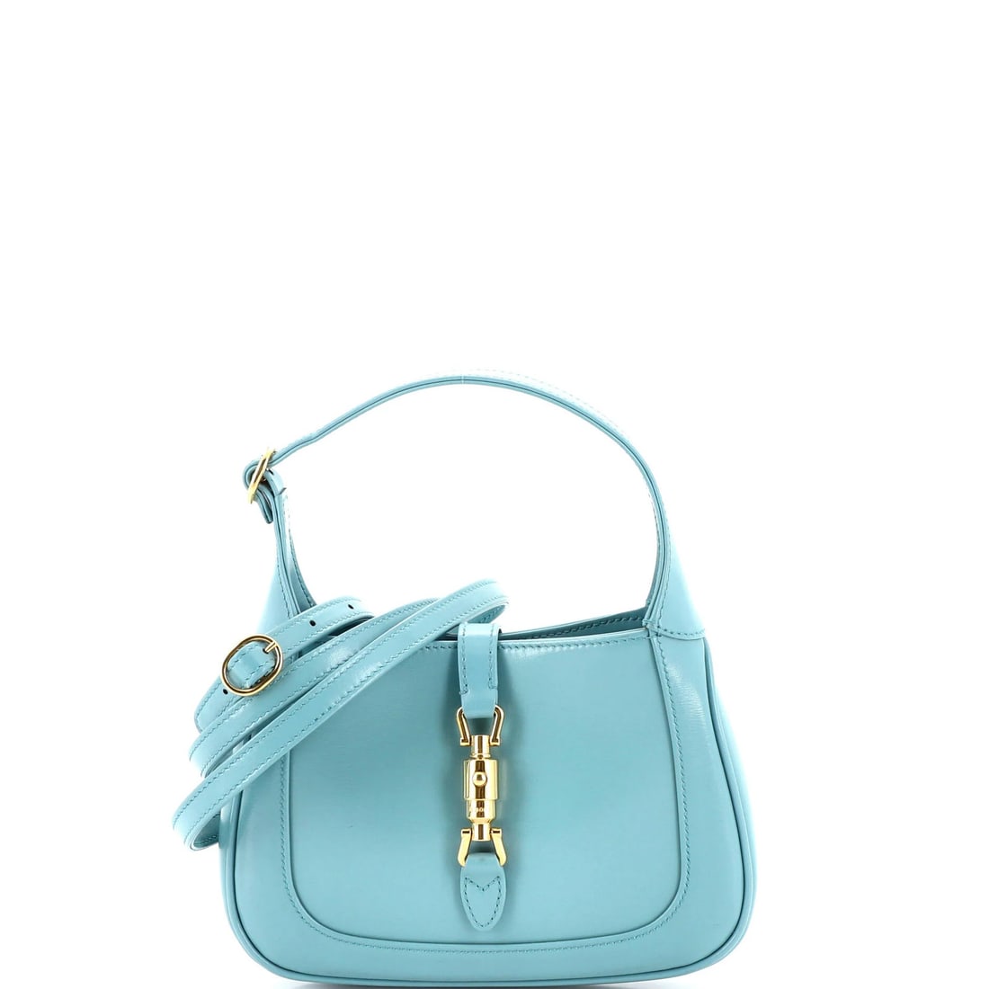 Mini Gucci Jackie 1961 Hobo Leather: Mini Gucci Jackie 1961 Hobo Leather Own a piece of iconic style with the Mini Gucci Jackie 1961 Hobo Leather, a timeless and sophisticated handbag that exudes luxury. This mini version of the classic