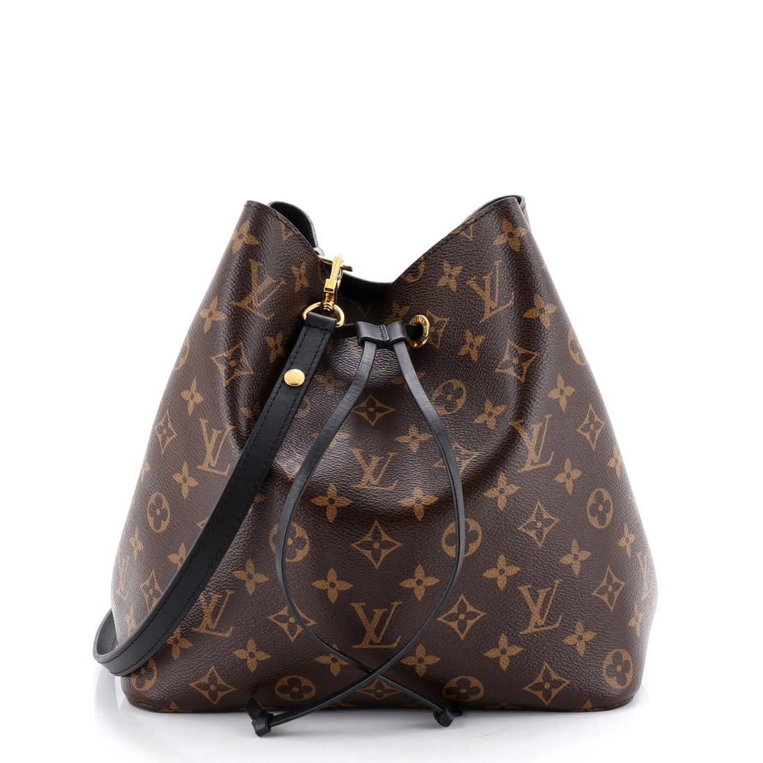 Louis Vuitton NeoNoe Handbag - Monogram Canvas and Leather MM: Louis Vuitton NeoNoe Handbag - Monogram Canvas and Leather MM Experience the timeless elegance of Louis Vuitton's iconic NeoNoe handbag, boasting a striking monogram canvas exterior and supple leather