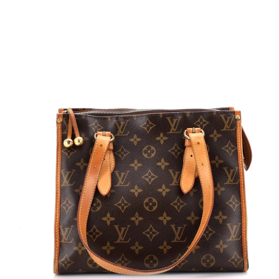 Louis Vuitton Popincourt Tote in Monogram Canvas Haut: Louis Vuitton Popincourt Tote in Monogram Canvas Haut The iconic Louis Vuitton Popincourt Tote in Monogram Canvas Haut is a timeless classic, boasting the signature brown exterior with exposed piping