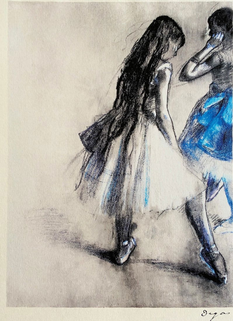 Catalog Edgar Degas Lithograph Mourlot Published Op: Catalog Edgar Degas Lithograph Mourlot Published Op A rare opportunity to own a piece of art history, this 1943 lithograph by Edgar Degas is a stunning example of the artist's unique style. Printed by