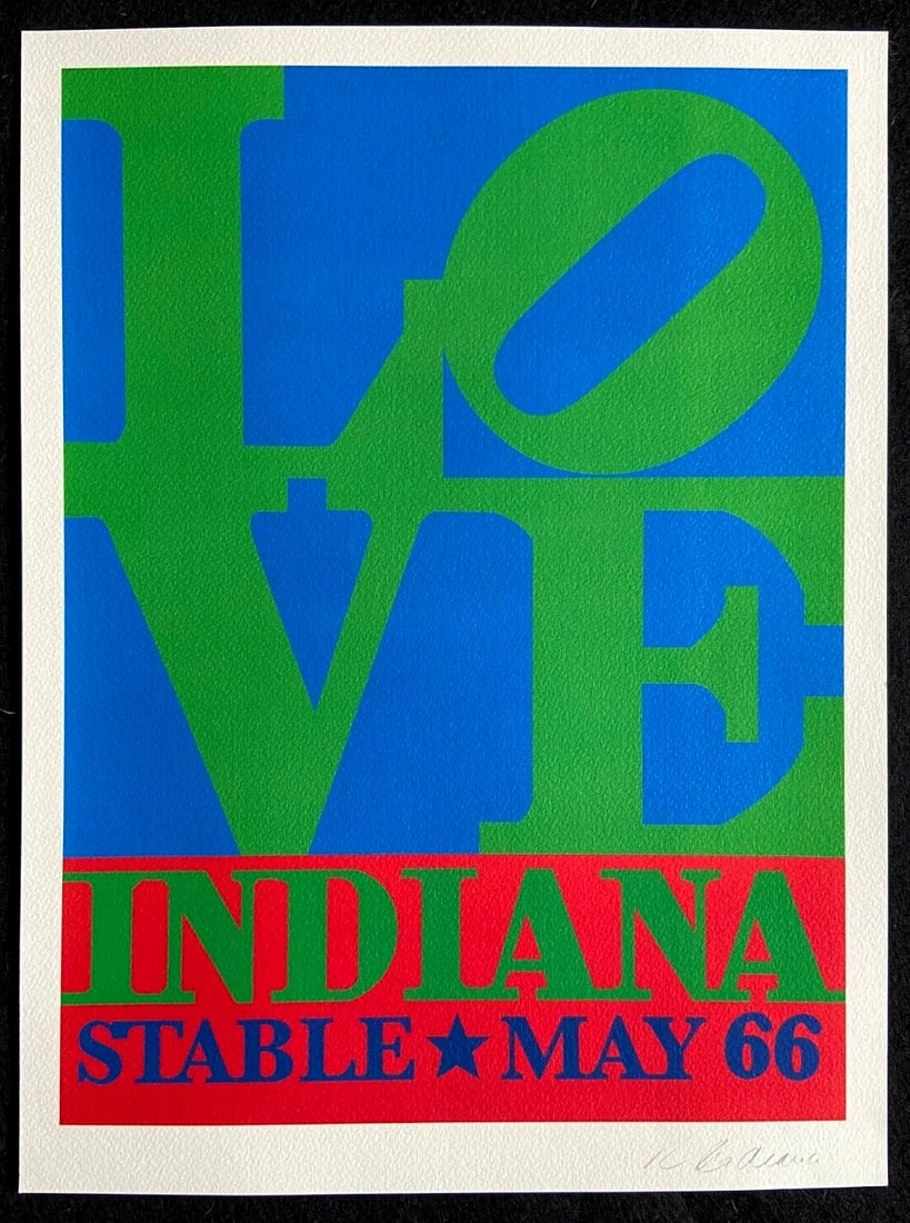 Robert Indiana Lithograph - Guggenheim Museum Op #: Robert Indiana Lithograph - Guggenheim Museum Op # A rare opportunity to own a limited edition lithograph by renowned artist Robert Indiana, printed in 1998 by the Guggenheim Museum as part of their e