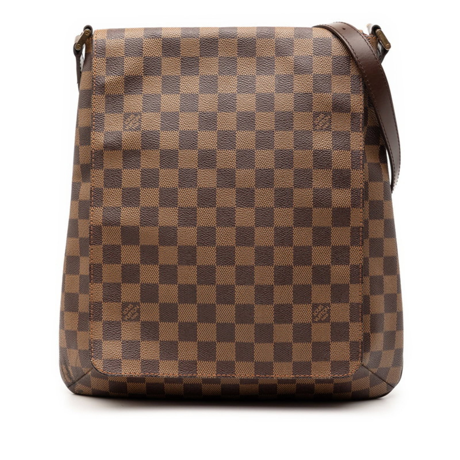 Louis Vuitton PVC and Leather Shoulder Bag: Louis Vuitton PVC and Leather Shoulder Bag A stylish and versatile shoulder bag, this Louis Vuitton design combines sleek PVC and supple leather to create a timeless look. With its classic brown hue a
