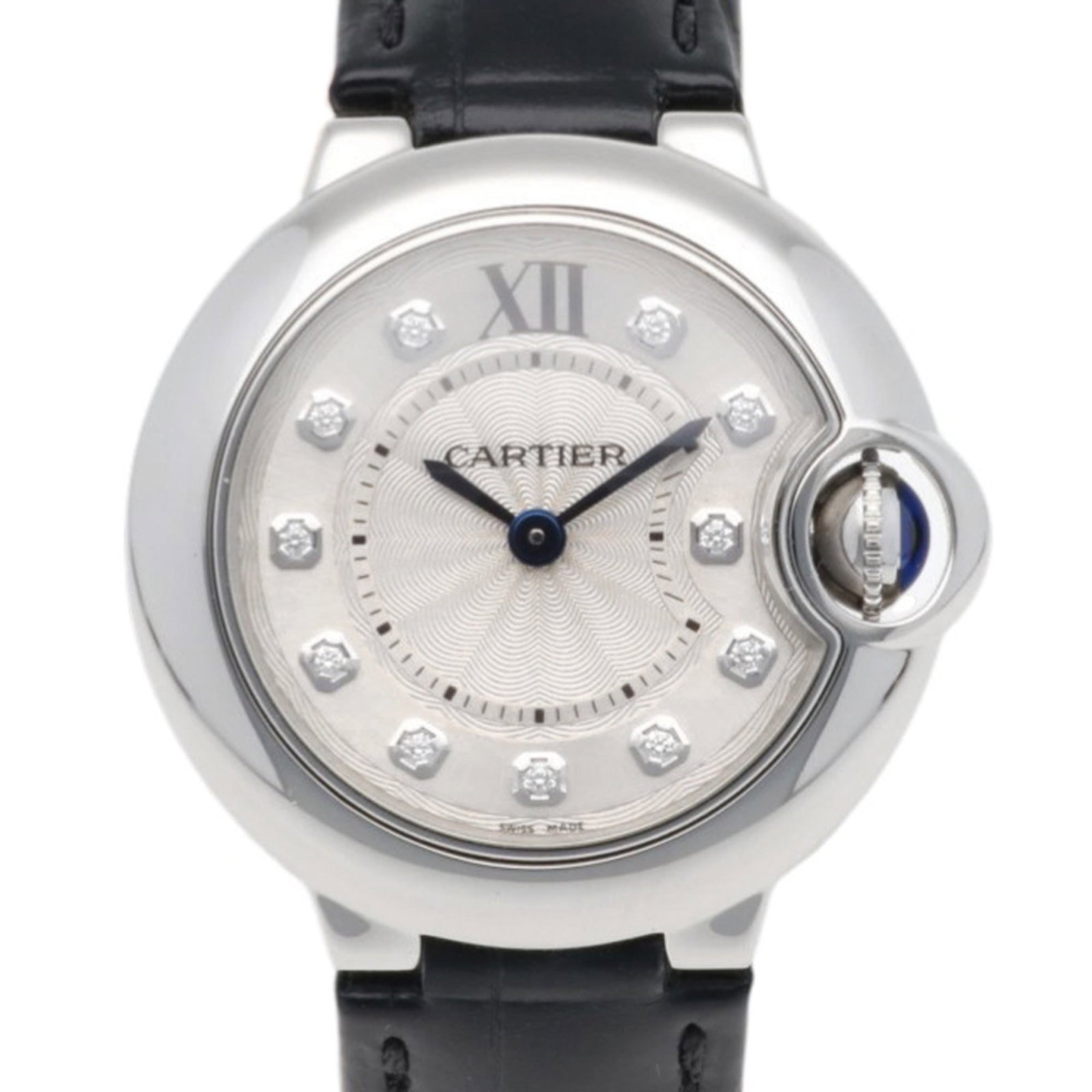 Wristwatch Cartier: Wristwatch Cartier A pre-owned Cartier wristwatch, boasting sleek stainless steel details and a classic 28mm design, perfect for adding an air of sophistication to any outfit. With its durable stainle