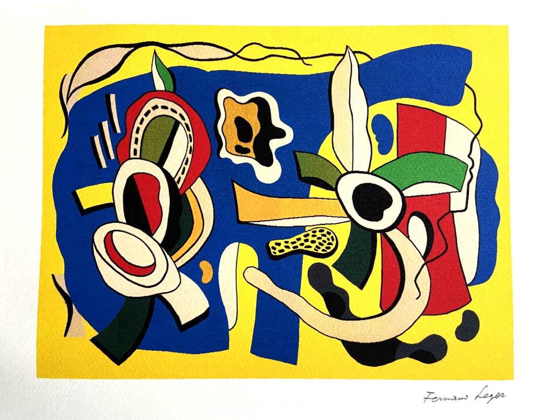 Published Fernand-Lger Lithograph Numbered: Published Fernand-Lger Lithograph Numbered A rare opportunity to own a piece of modern art history, this beautifully numbered lithograph by Fernand L?ger is a testament to the artist's innovative styl