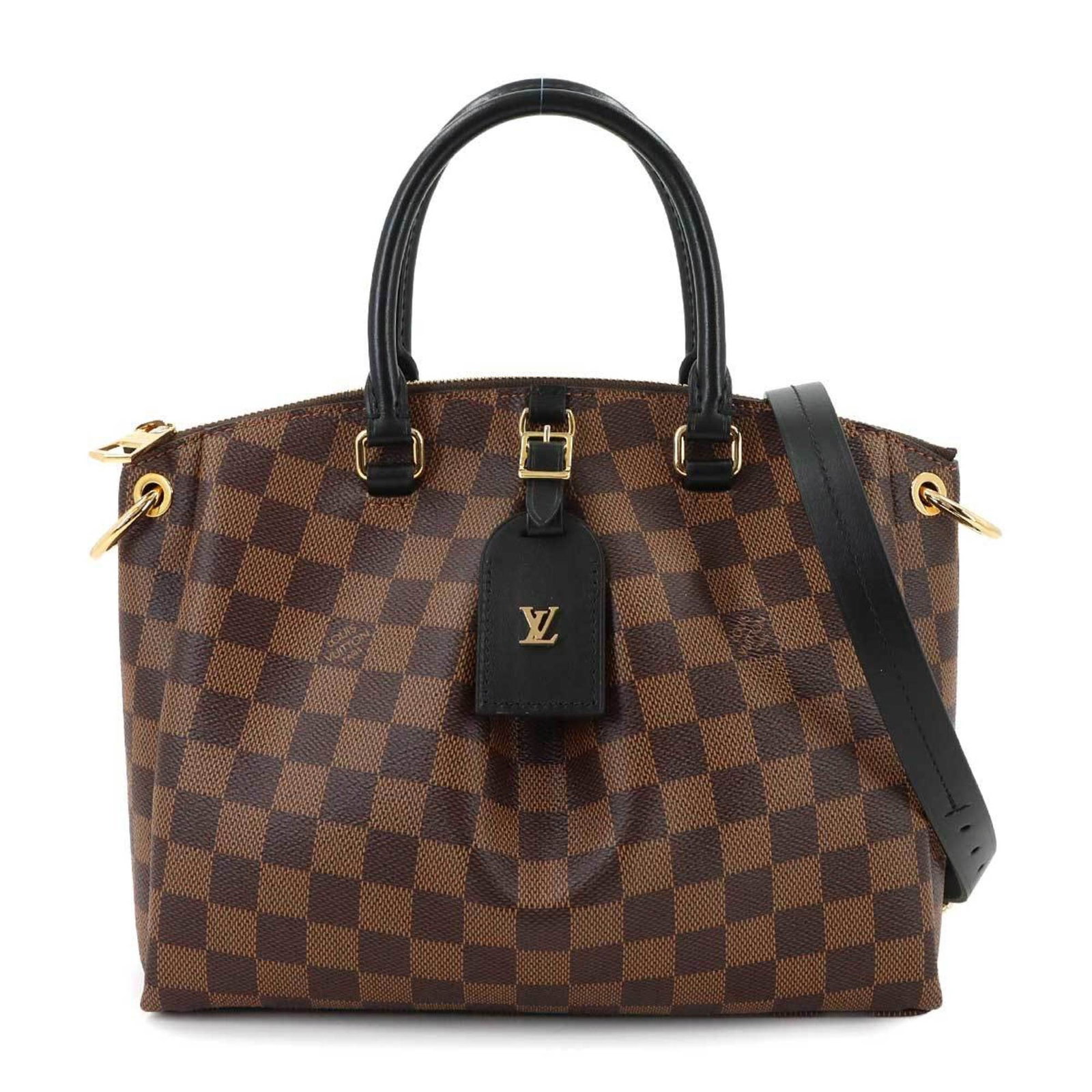 Louis Vuitton Damier Canvas Tote Bag: Louis Vuitton Damier Canvas Tote Bag Experience the timeless elegance of Louis Vuitton with this stunning Damier Canvas tote bag, boasting iconic monogram pattern and premium Ebene leather accents. In