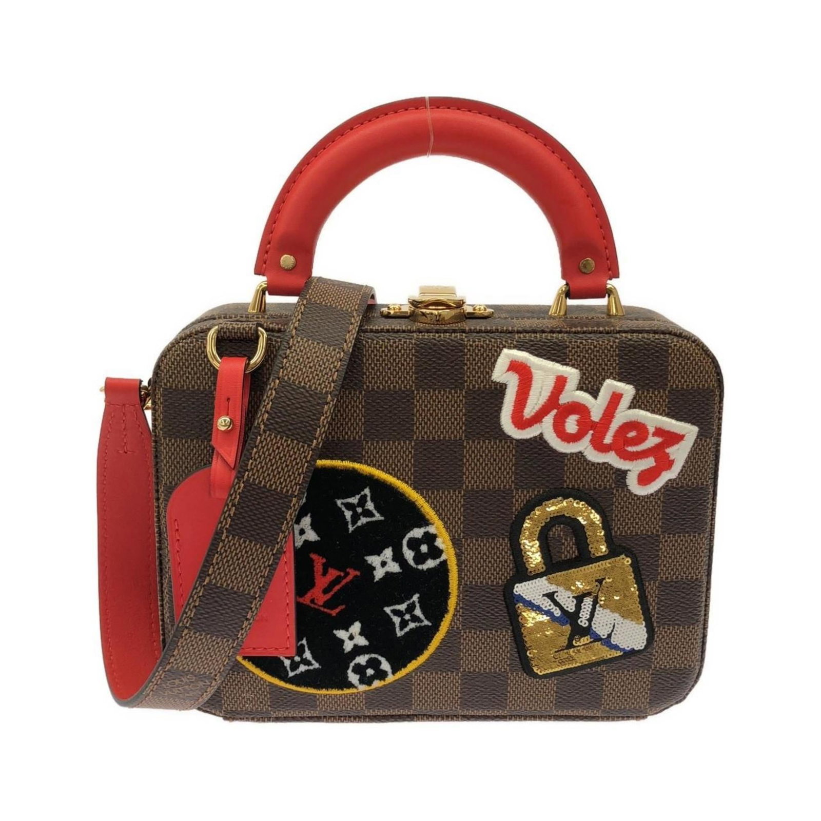 Louis Vuitton Coated Canvas Handbag: Louis Vuitton Coated Canvas Handbag A pre-owned Louis Vuitton handbag in excellent condition, boasting the iconic coated canvas design and gold hardware that defines the brand's signature style. With