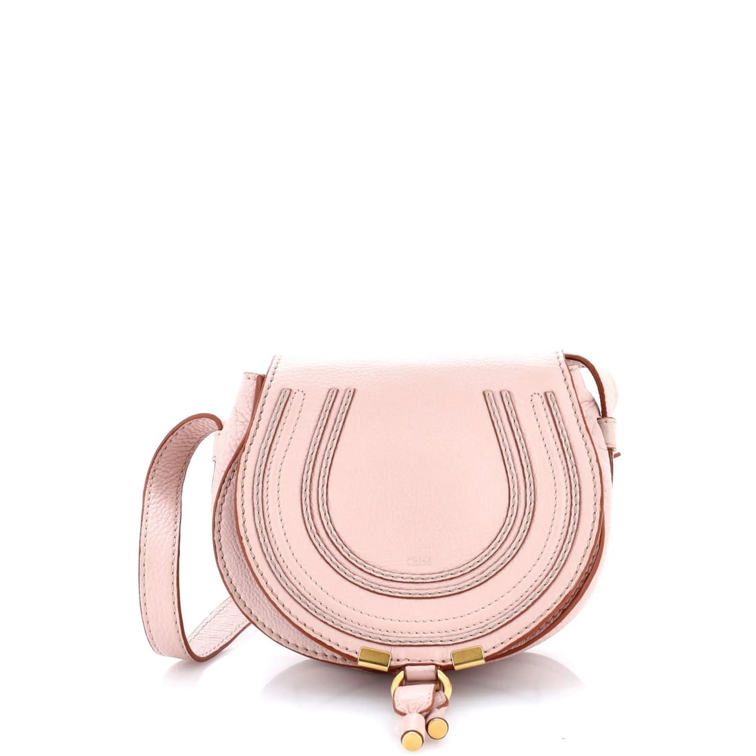 Chloe Marcie Small Leather Crossbody Bag: Chloe Marcie Small Leather Crossbody Bag The Chloe Marcie Small Leather Crossbody Bag is a chic and stylish accessory that exudes effortless elegance. With its soft pink exterior, spacious interior, a
