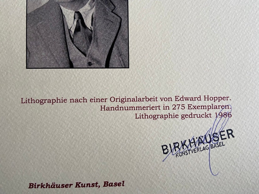 Edward Hopper Lithograph - 11