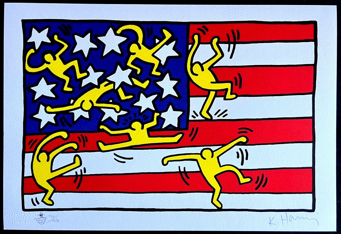 Lithograph From A Painting - Keith Haring (1 of 11)