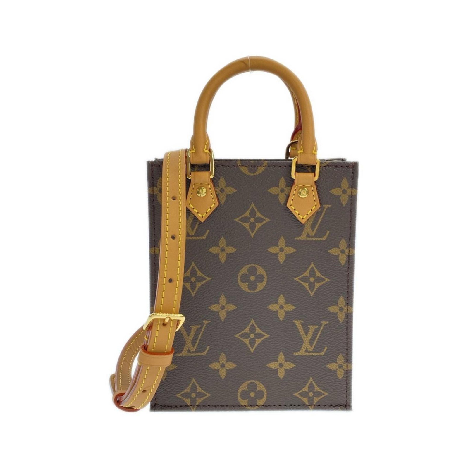 Louis Vuitton Coated Canvas Handbag: Louis Vuitton Coated Canvas Handbag A luxurious and timeless piece, this Louis Vuitton Coated Canvas Handbag boasts the iconic monogram pattern in rich maroon hues, adorned with sleek gold hardware. W