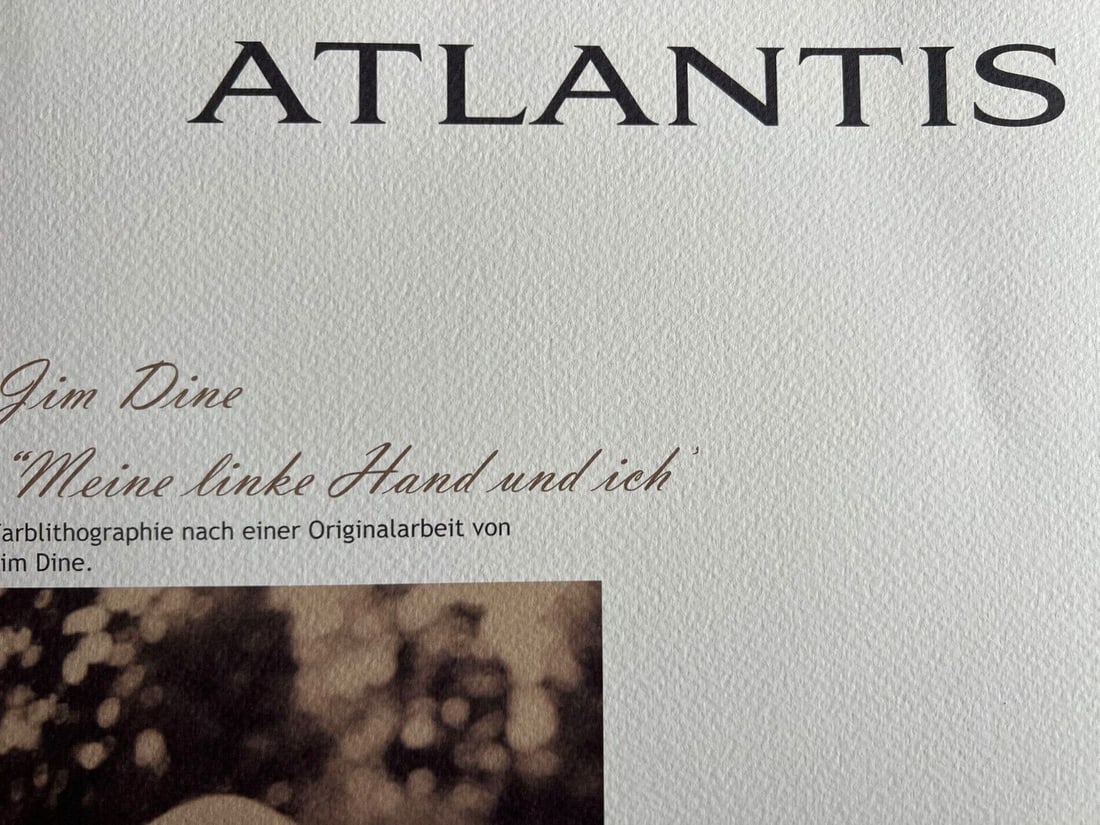 Numbered Jim Dine Lithograph - 10