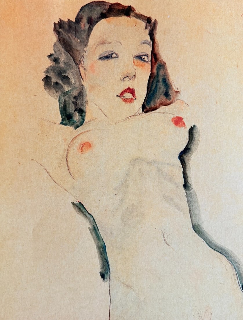 Numbered Egon Schiele Lithograph - 4