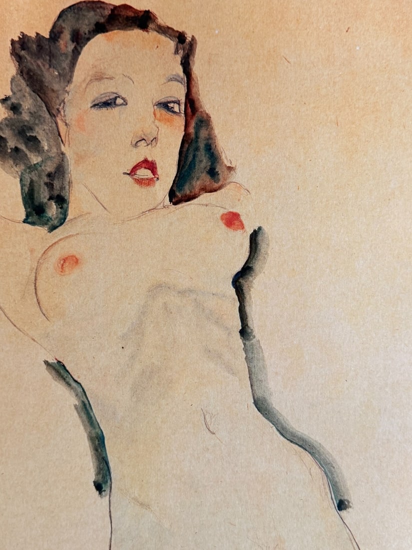 Numbered Egon Schiele Lithograph - 5