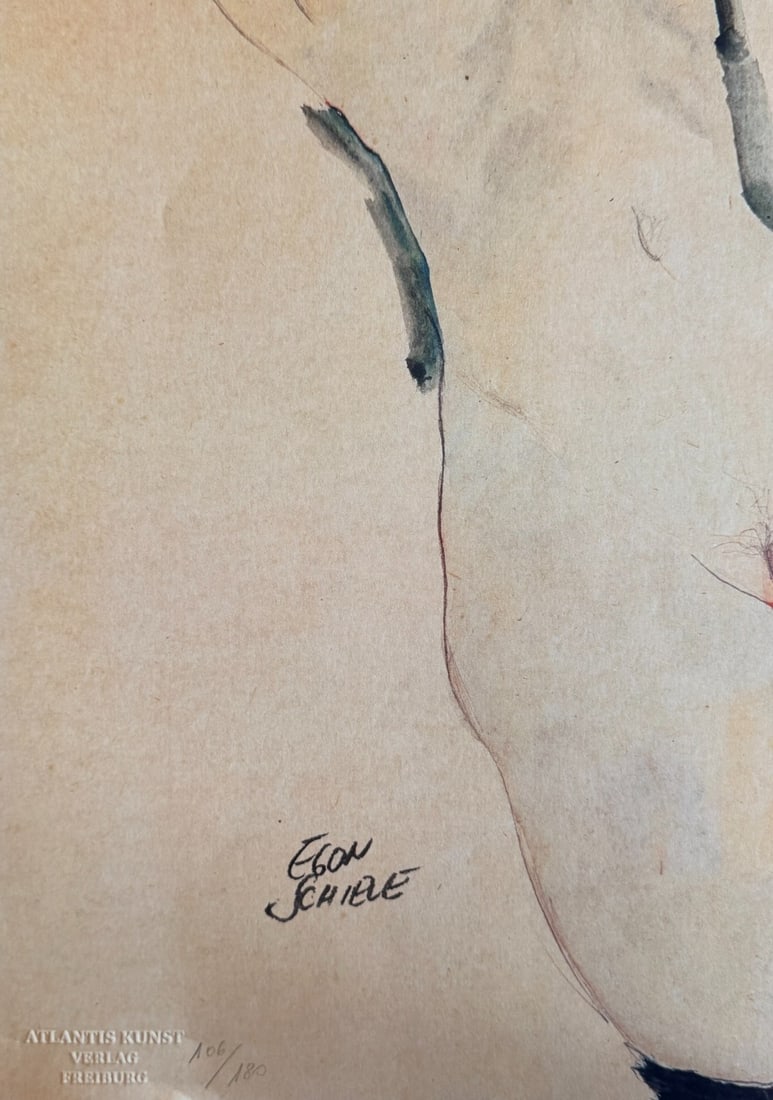 Numbered Egon Schiele Lithograph - 6