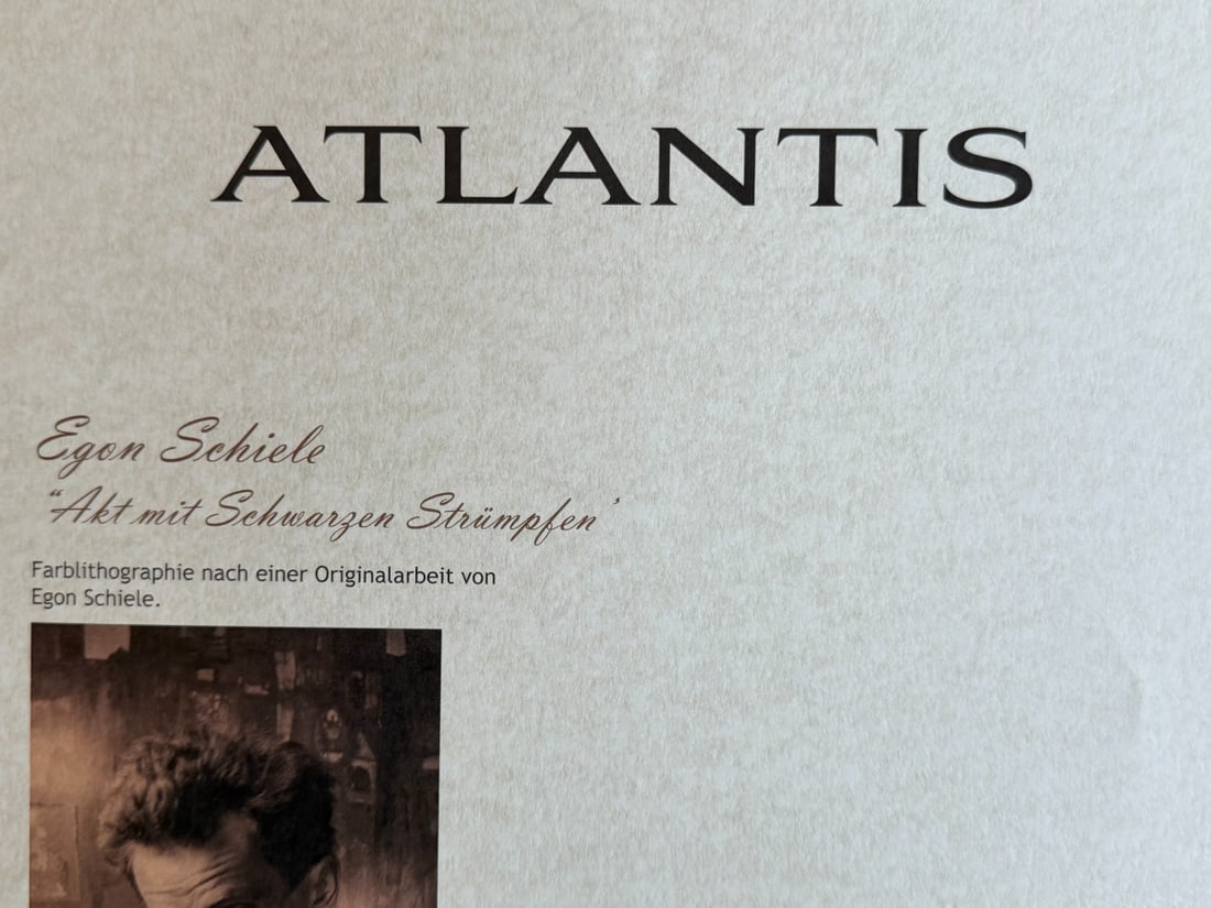 Numbered Egon Schiele Lithograph - 8