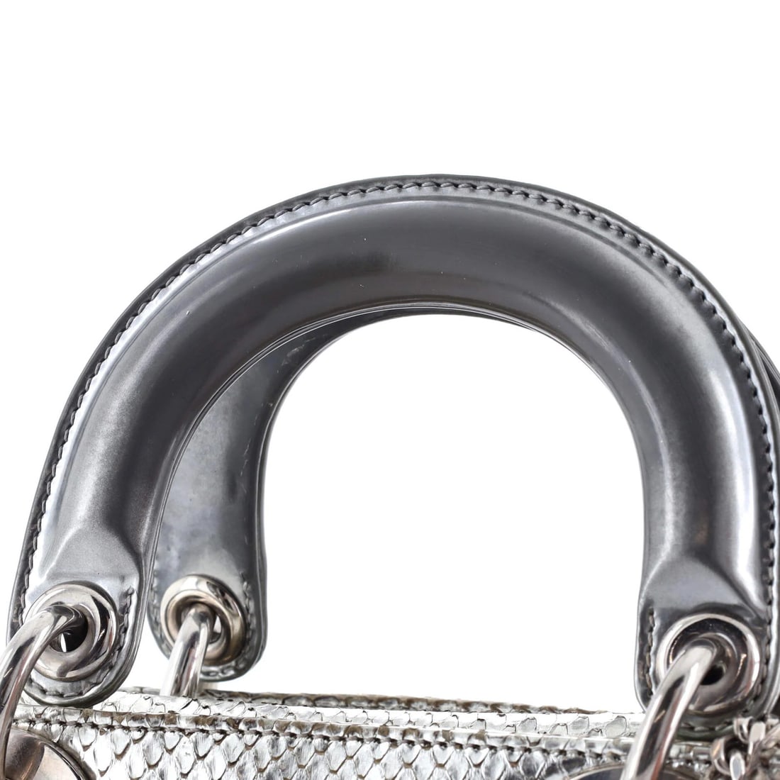 Christian Dior Lady Dior Bag in Mini Python - 7