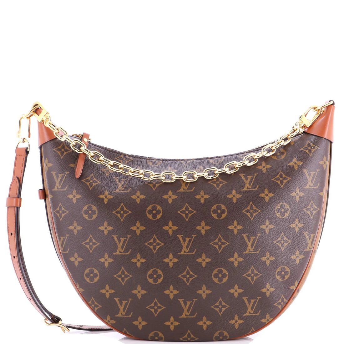 Louis Vuitton Reverse Monogram Canvas Hobo: Louis Vuitton Reverse Monogram Canvas Hobo Experience the timeless elegance of Louis Vuitton with this beautiful Reverse Monogram Canvas Hobo. Crafted from high-quality, canvas-coated leather and ador