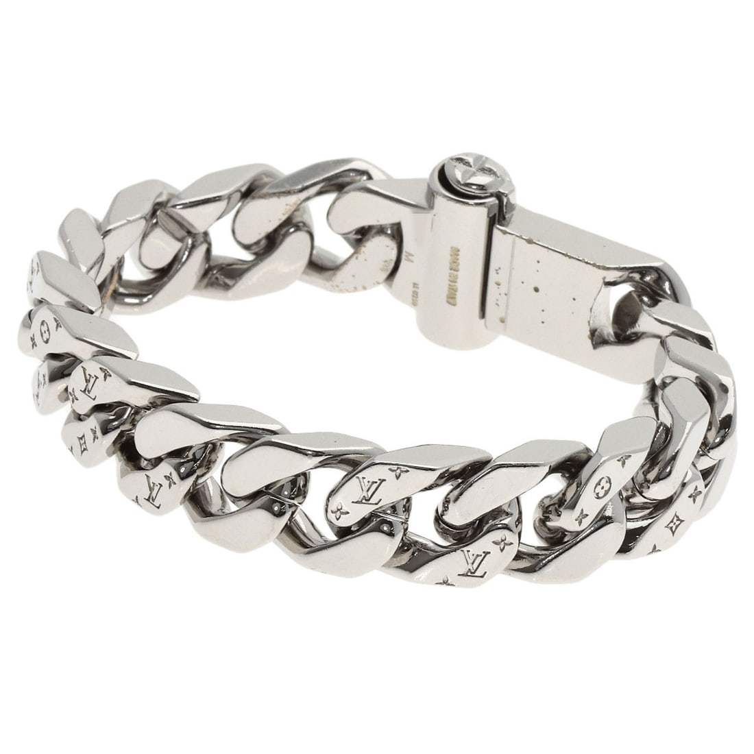 Metal LOUIS VUITTON LV Chain Links M M68273 Bracelet: Metal LOUIS VUITTON LV Chain Links M M68273 Bracelet Elevate your style with the iconic LOUIS VUITTON LV Chain Links M M68273 Bracelet, crafted from high-quality metal and boasting a sleek silver fini