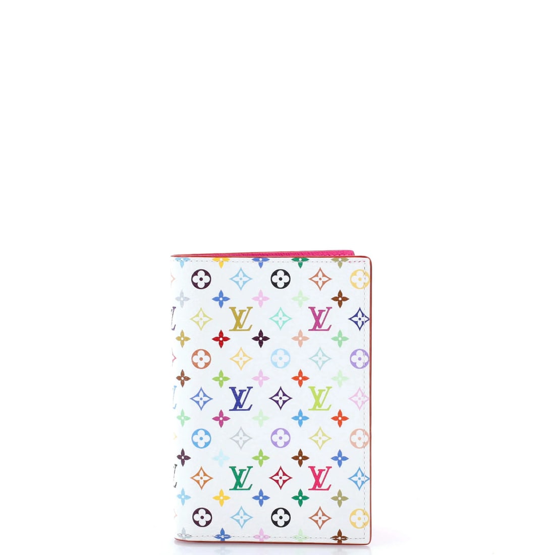 Louis Vuitton x Takashi Murakami Multicolor Passport Cover: Louis Vuitton x Takashi Murakami Multicolor Passport Cover Elevate your travel style with the Louis Vuitton x Takashi Murakami Multicolor Passport Cover, a vibrant and unique accessory that combines t