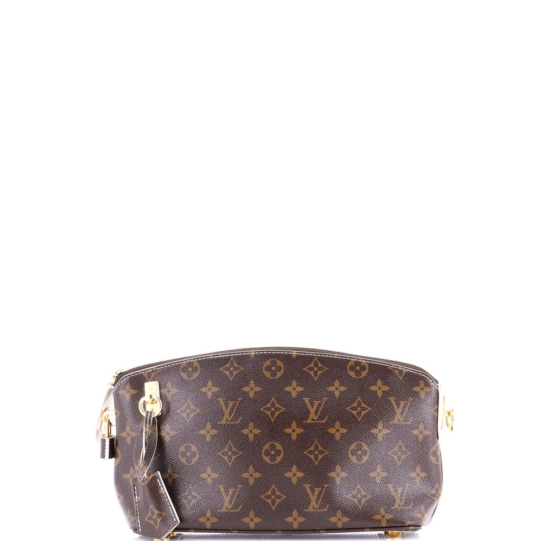 Louis Vuitton Monogram Canvas Lockit Cuff Clutch Fetish: Louis Vuitton Monogram Canvas Lockit Cuff Clutch Fetish A stunning Louis Vuitton Monogram Canvas Lockit Cuff Clutch, boasting the iconic brand's signature brown monogram pattern and sleek design. This