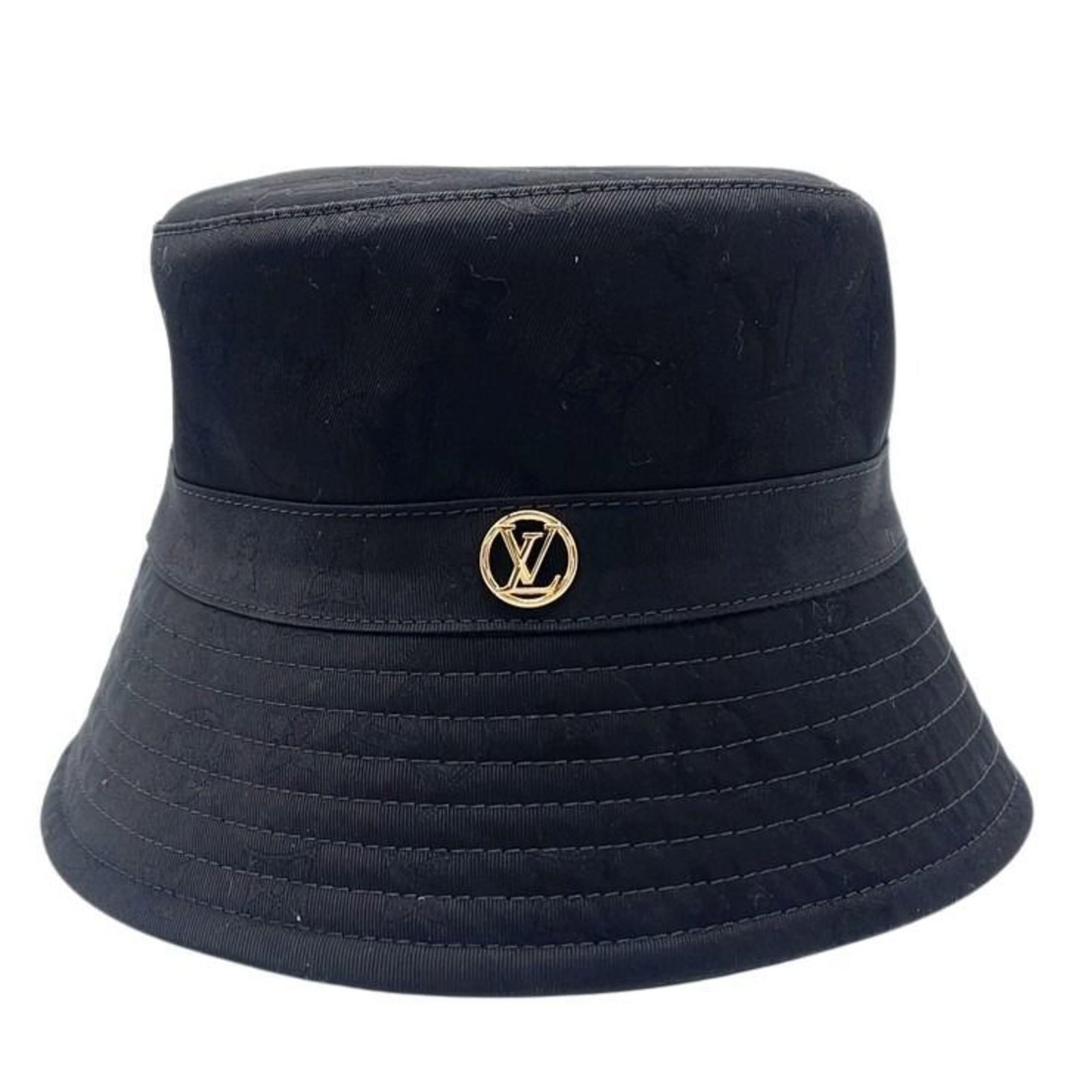 Louis Vuitton Cotton Bucket Hat: Louis Vuitton Cotton Bucket Hat Elevate your summer style with this pre-loved Louis Vuitton Cotton Bucket Hat, featuring the iconic monogram pattern and durable cotton construction that will keep you