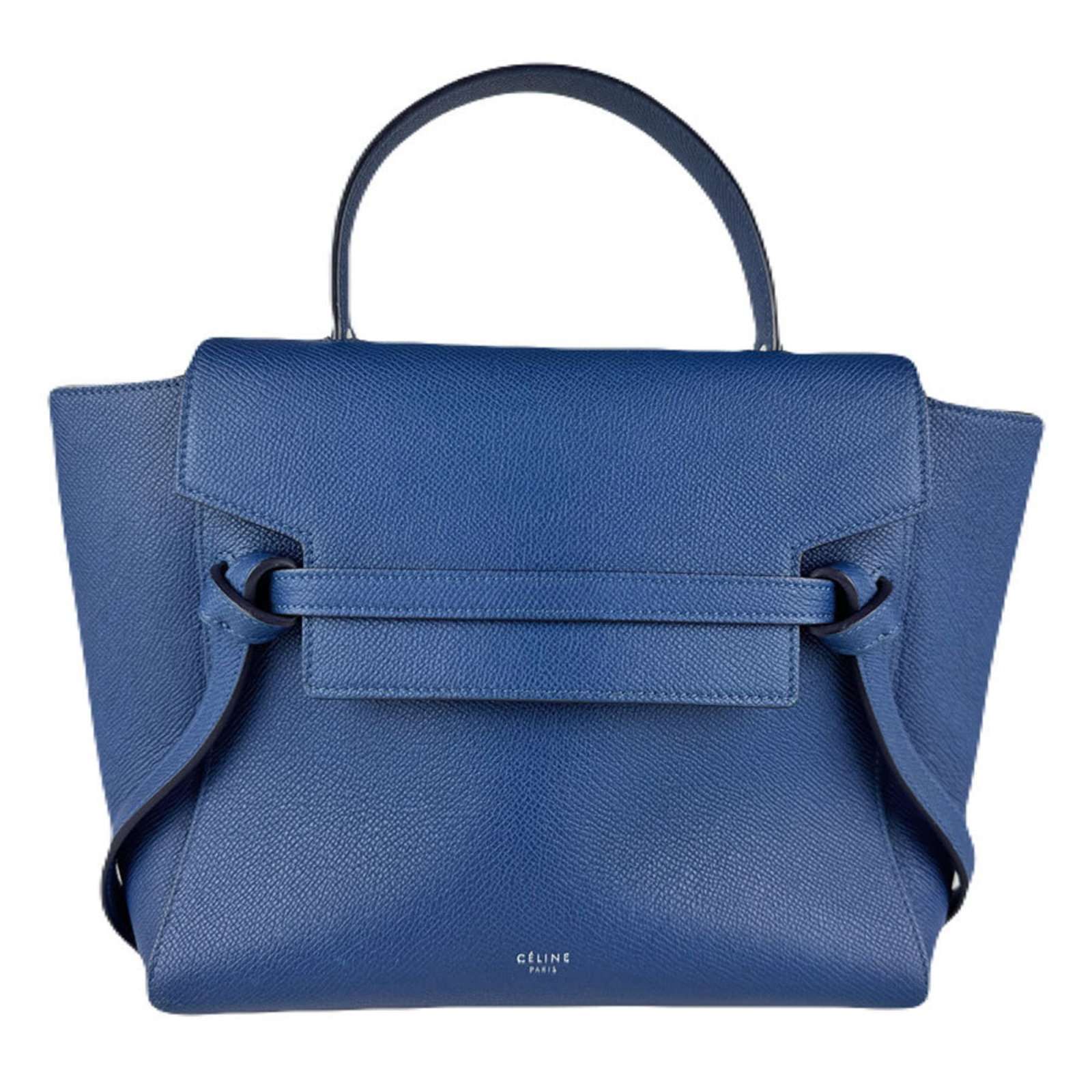 Celine Leather Fanny Pack/ Shoulder Bag: Celine Leather Fanny Pack/ Shoulder Bag A stylish and practical Celine leather fanny pack, perfect for adding a touch of chic to your everyday look. With its sleek blue color and durable leather const