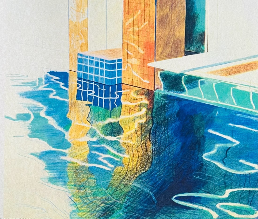 Numbered David Hockney Lithograph - 2