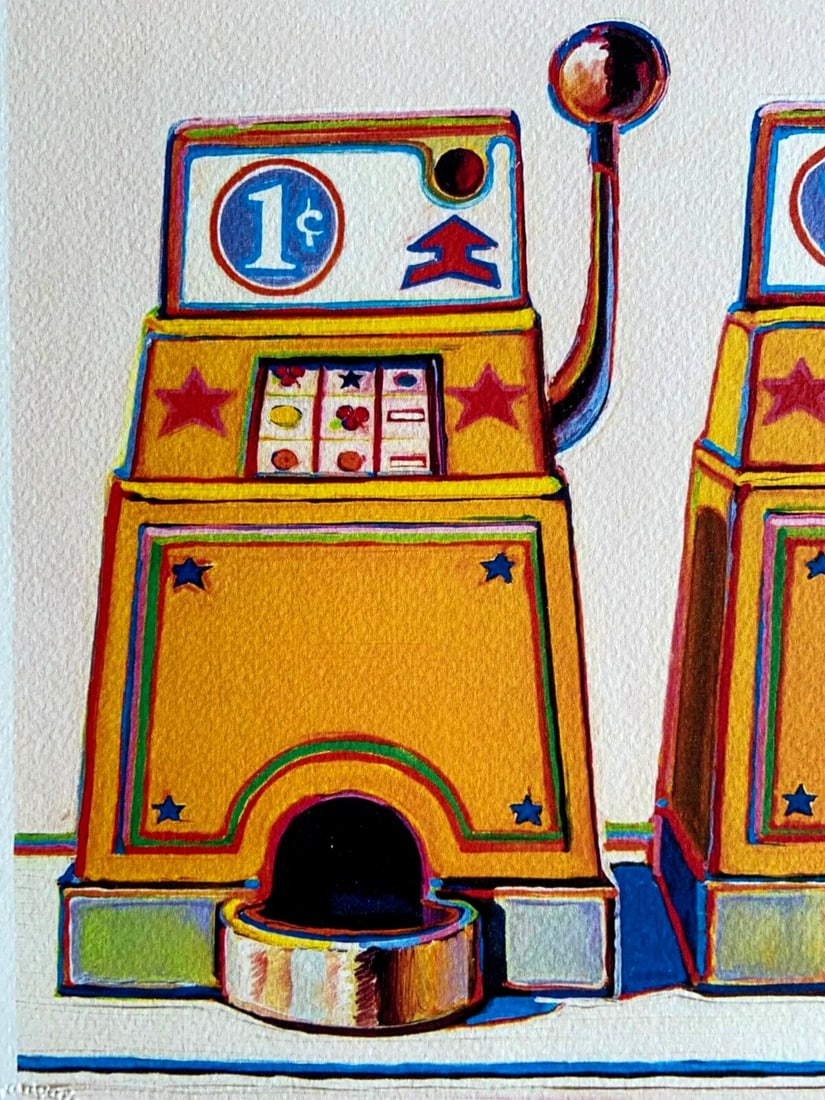 Numbered Wayne Thiebaud Lithograph Op - 4